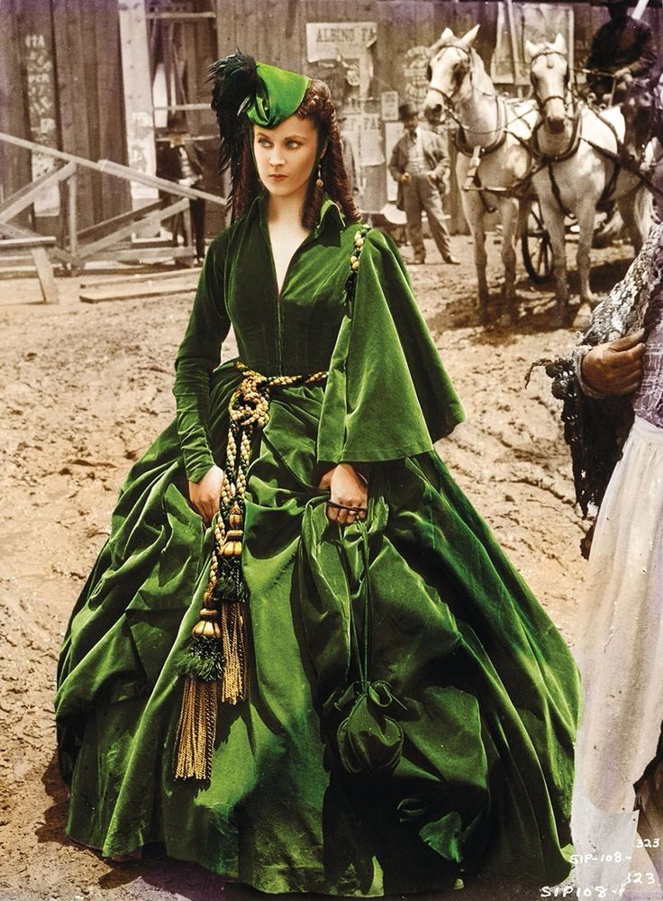 Một trong 30 bộ trang phục tuyệt đẹp của Scarlett o'hara