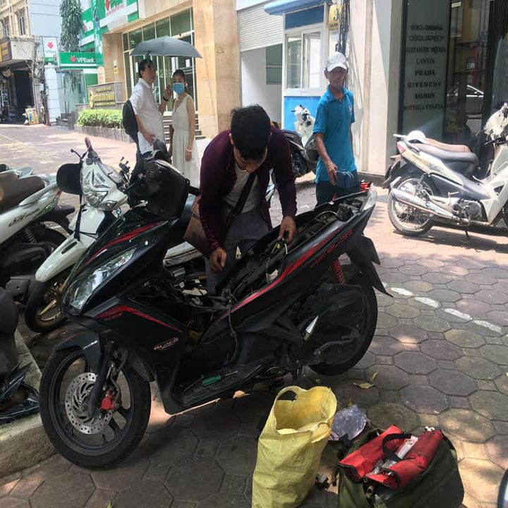 Cứu Hộ Xe Máy Hà Nội - Sửa Xe Máy Tận Nơi Minh Thành Motor
