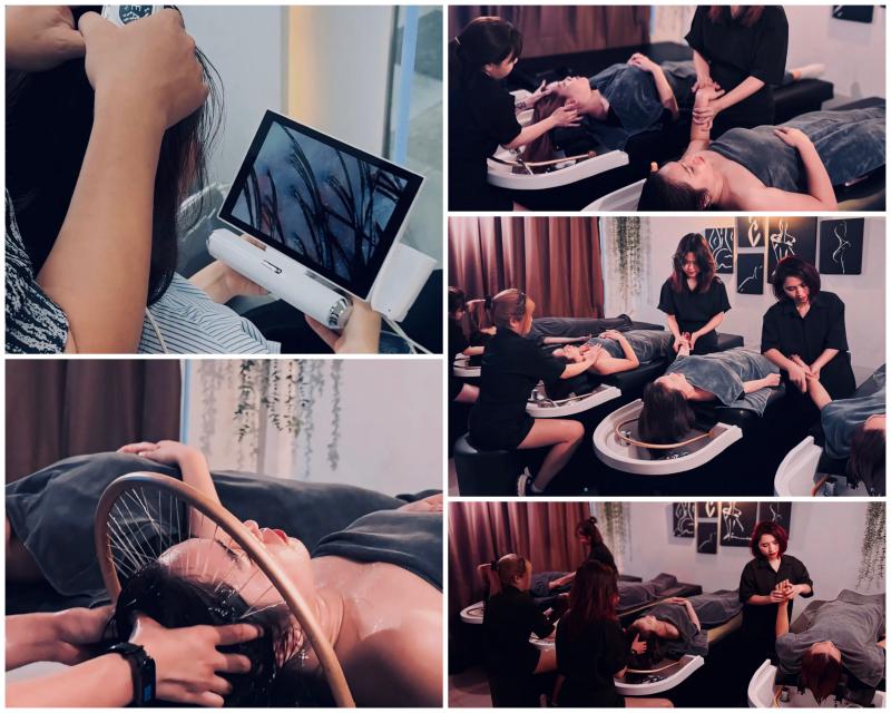 Dịch vụ chăm sóc da đầu và gội thư giãn tại Lali-N Salon