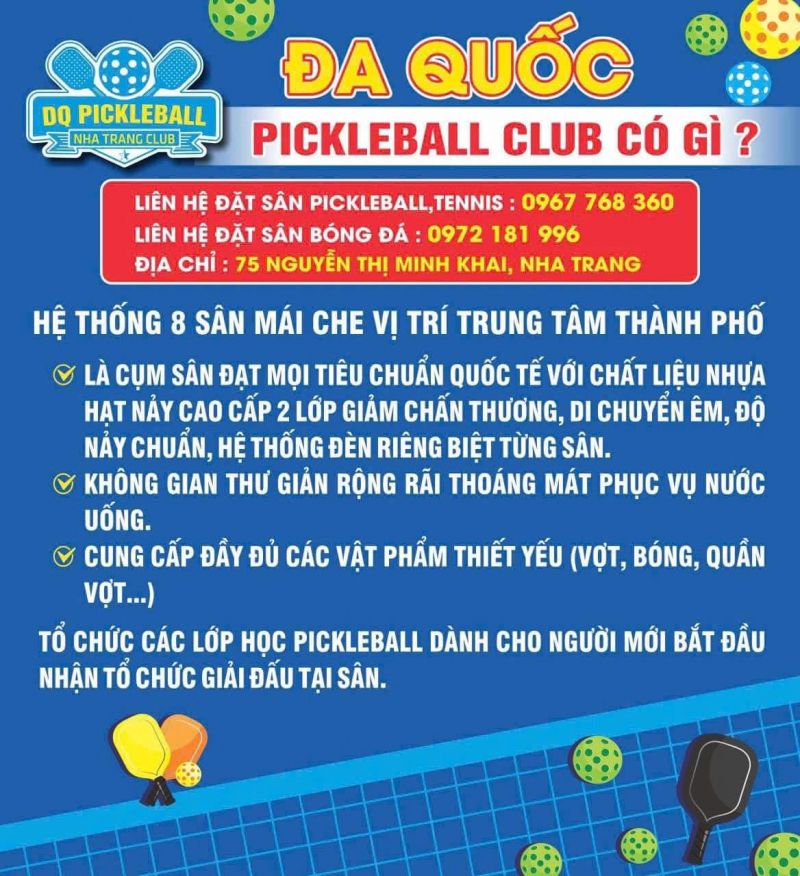 Đa Quốc Pickleball Nha Trang