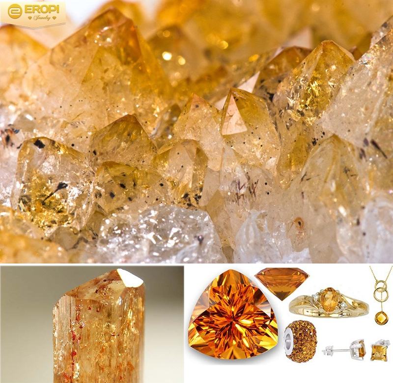 đá topaz vàng. là màu tương hợp của mệnh thổ , mang lại nhiều tác dụng tuyệt vời cho người sở hữu