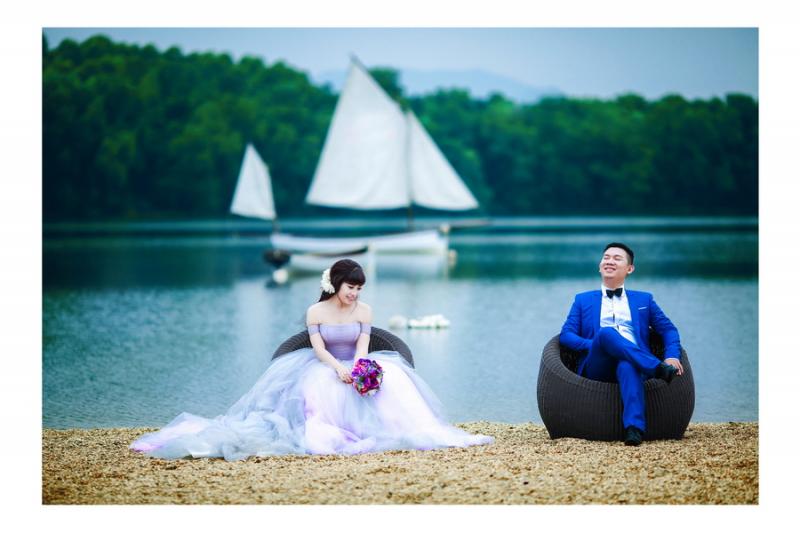 Chụp ảnh cưới ở hồ Đại Lải​