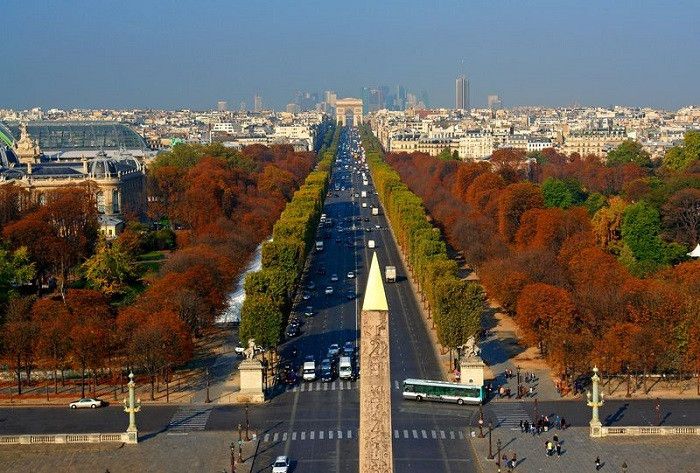 Đại lộ Champs Elysee của Pháp