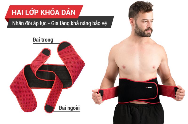 Đai lưng tập gym, bảo vệ cột sống chống đau lưng GoodFit GF723WS