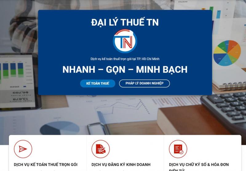 Đại Lý Kế Toán TN - Dịch Vụ Kế Toán Thuế TN Trọn Gói HCM