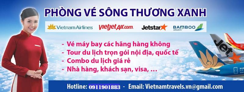 Đại lý vé máy bay Sông Thương Xanh