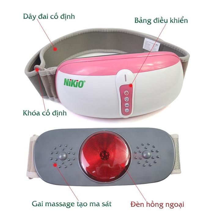 Đai Massage Bụng Rung Lắc Hồng Ngoại Nhật Bản Nikio NK-169DC