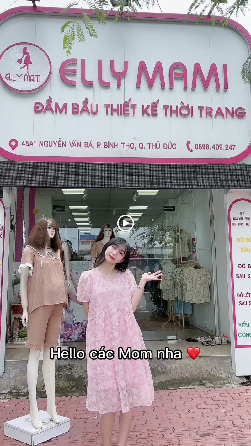 Đầm Bầu Thiết Kế Thời Trang - Elly Mami