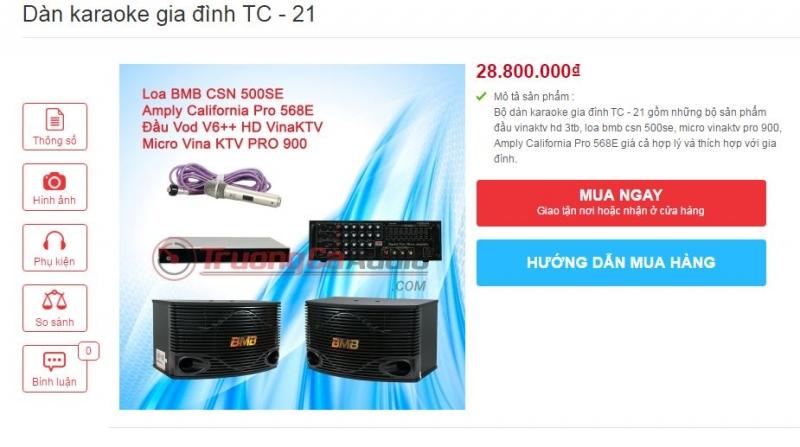 Dàn Karaoke Gia đình TC-21