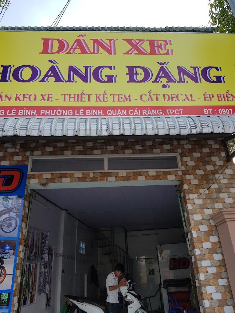 Dán xe Hoàng Đặng