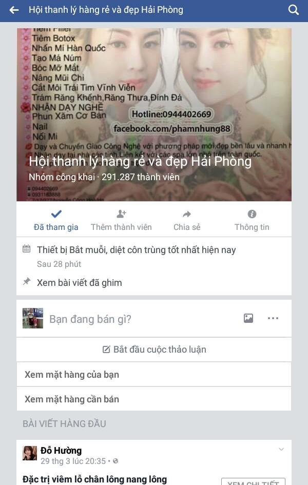 Đăng bài trên fanpage và group lớn