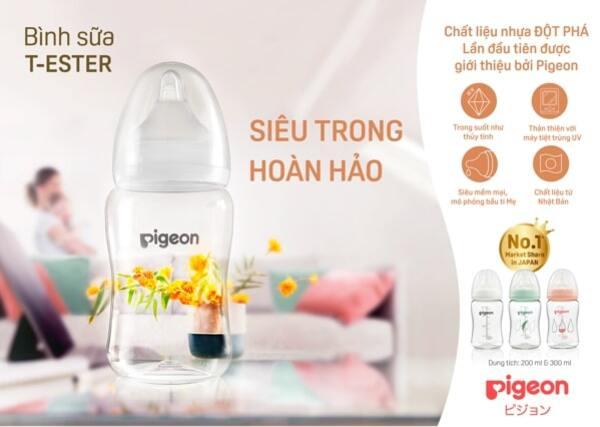 Pigeon là thương hiệu uy tín, được hàng triệu mẹ bỉm trên thế giới tin dùng