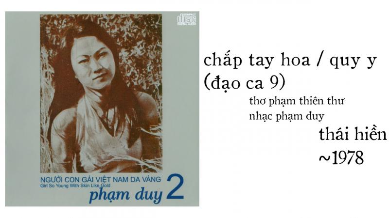 Đạo ca 9 - Chấp tay hoa