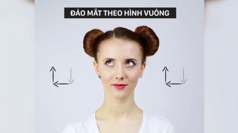 Đảo mắt cũng là 1 tips hay