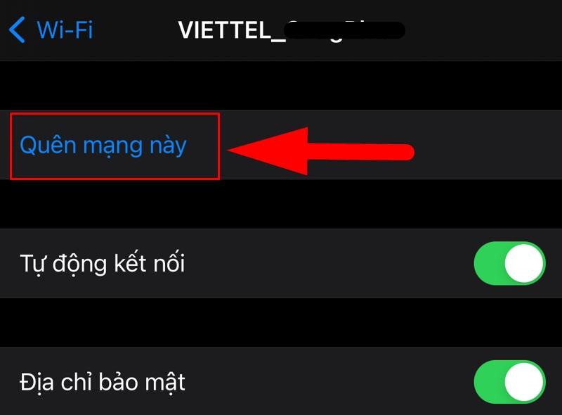 Đặt lại cài đặt mạng iphone