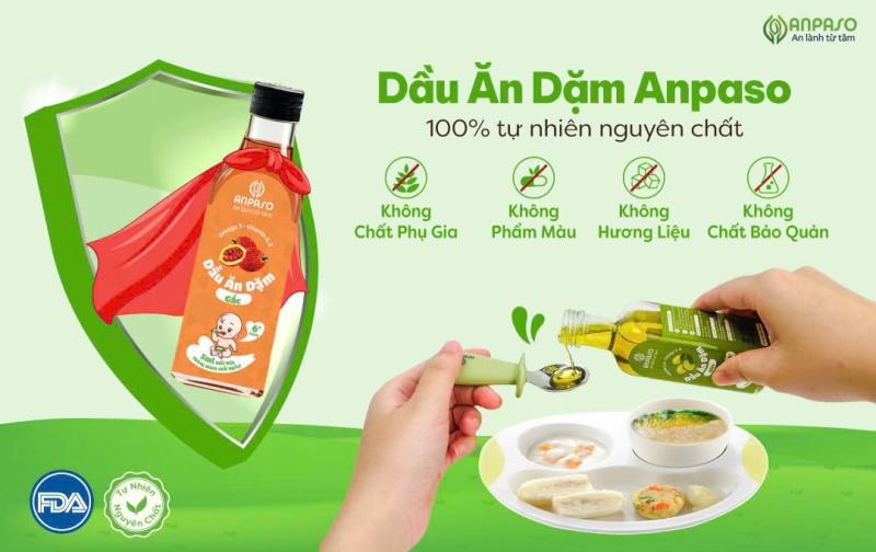 Dầu ăn dặm Anpaso