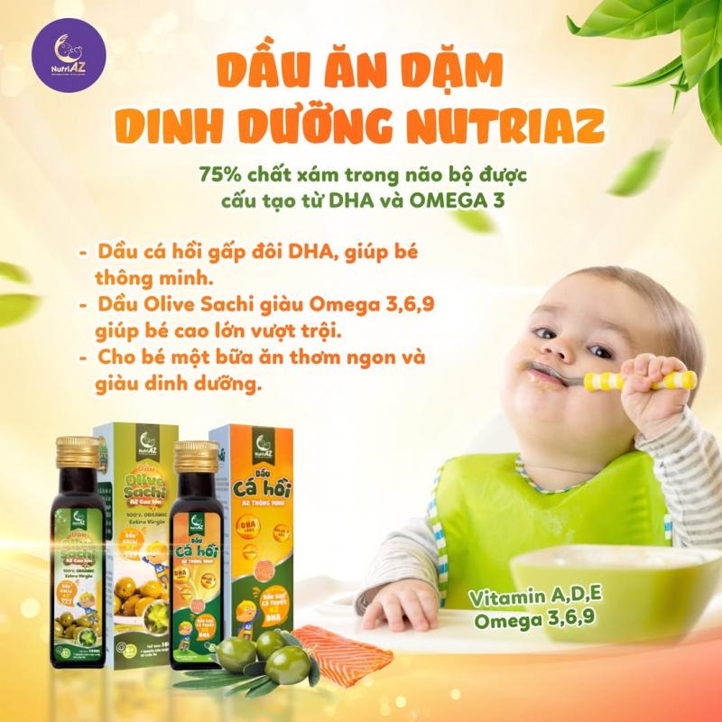 Dầu Ăn Dặm Cho Bé NutriAZ