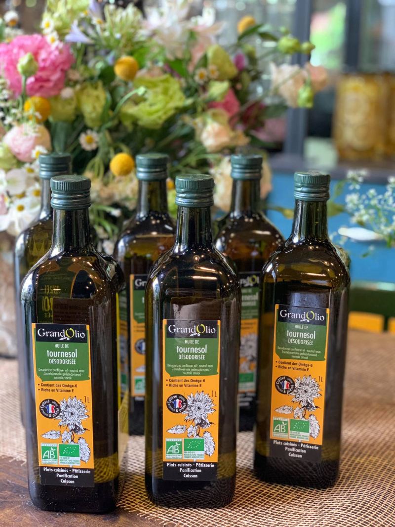 Dầu ăn hướng dương hữu cơ Grand Olio