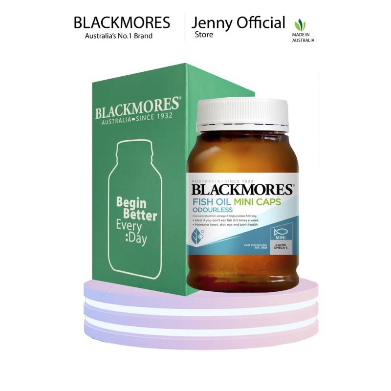 Dầu cá không mùi Blackmores Fish oil Mini Caps 400 viên