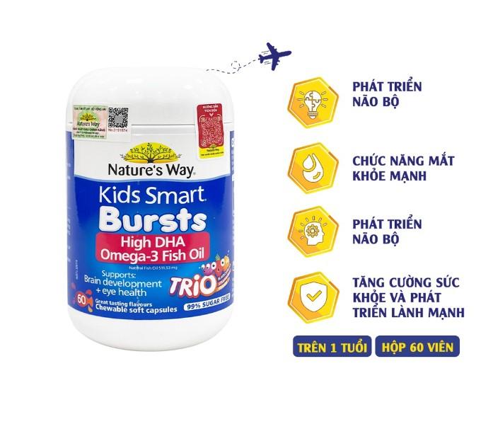 Dầu cá Kids Smart Omega 3 Fish Oil High DHA