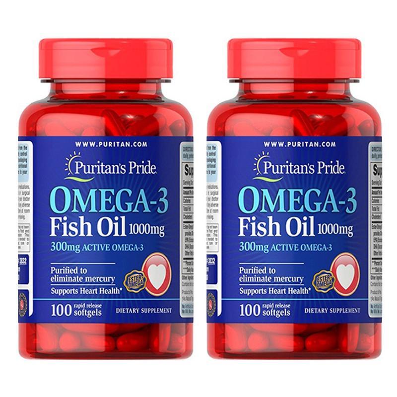 Dầu cá Omega 3 Fish Oil Puritan's Pride