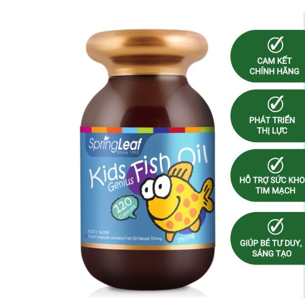 Dầu cá SpringLeaf Kids Genius Fish Oil