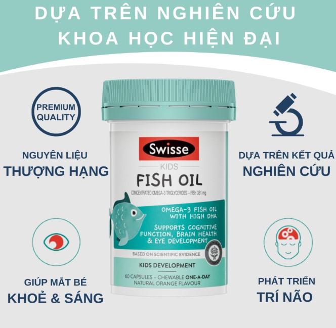 Dầu cá Swisse Kids Fish Oil