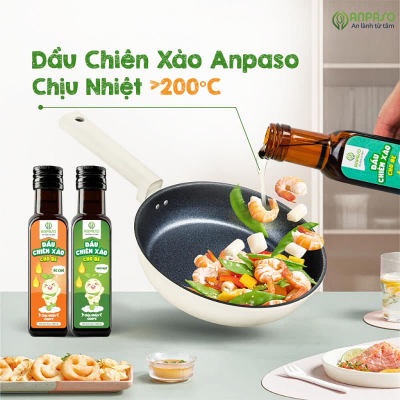Dầu Chiên Xào Cho Bé Ăn Dặm Anpaso