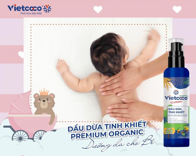 Dầu dừa tinh khiết Premium Organic Vietcoco