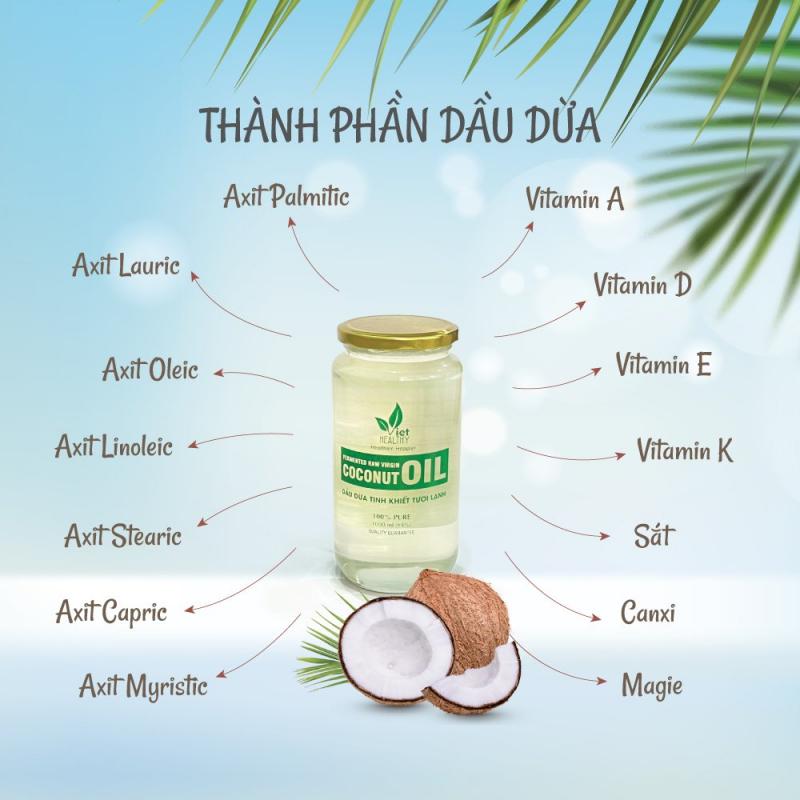 Dầu dừa Việt Healthy