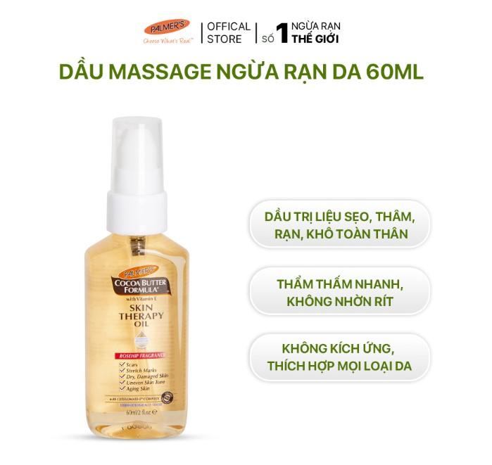 Dầu dưỡng cải thiện rạn da, mờ sẹo Palmer's ﻿Skin Therapy Oil Rosehip Argan Oil