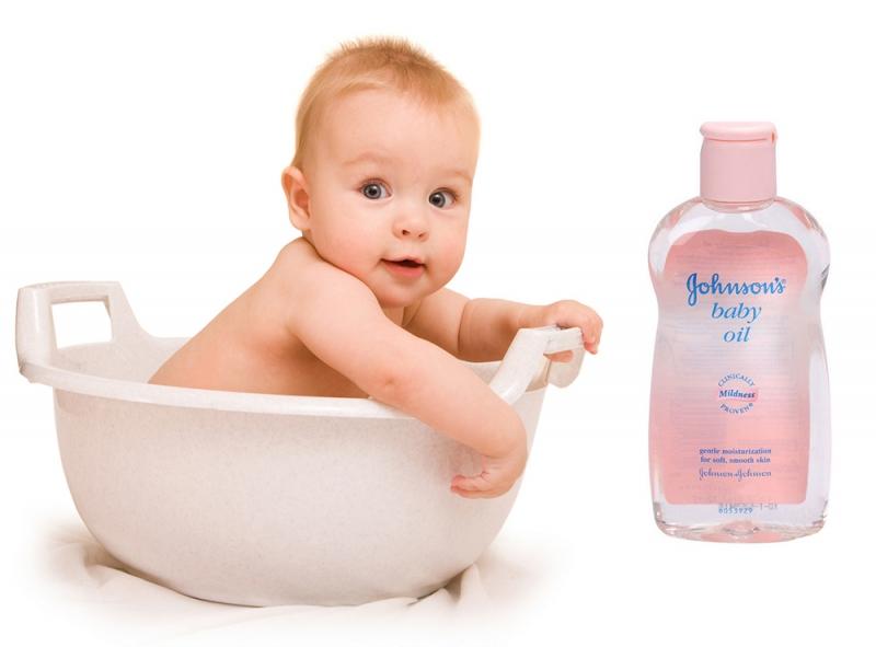 Óleo de pele de bebê combinado com vitamina E Johnson's Baby