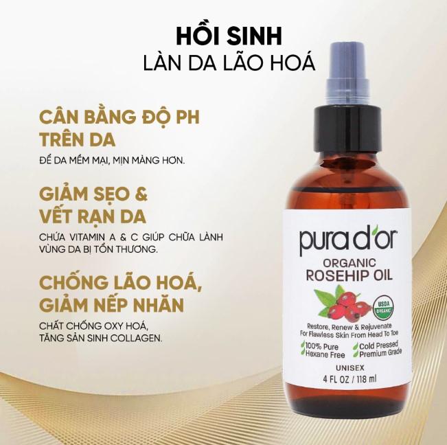 Dầu dưỡng hạt tầm xuân Rosehip Seed Oil