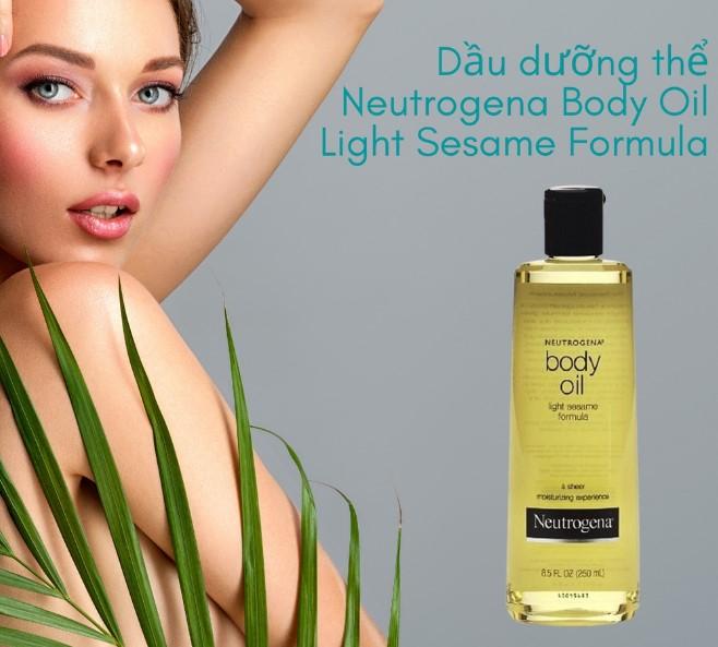 Dầu dưỡng thể Neutrogena Body Oil Light Seasame Formula