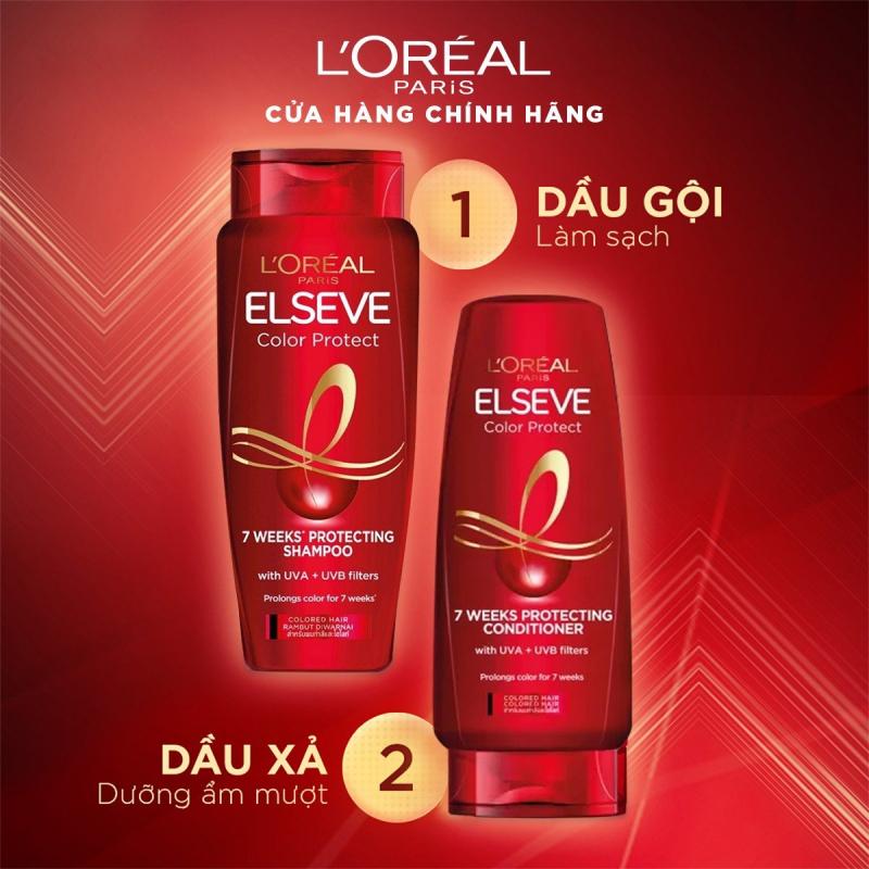 Dầu gội bảo vệ và lưu giữ màu tóc nhuộm trong 7 tuần L'Oréal Paris Elseve Color Protect 7 weeks Protecting Shampoo