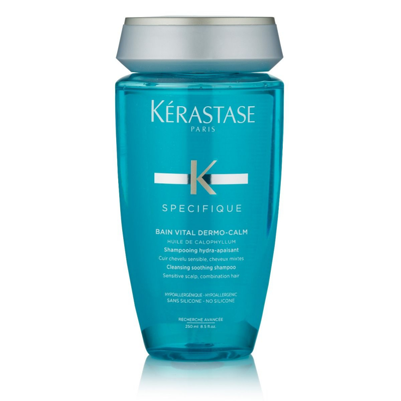 Dầu gội cho da đầu nhạy cảm, tóc hỗn hợp Kerastase Bain Vital Dermo-Calm 250ml