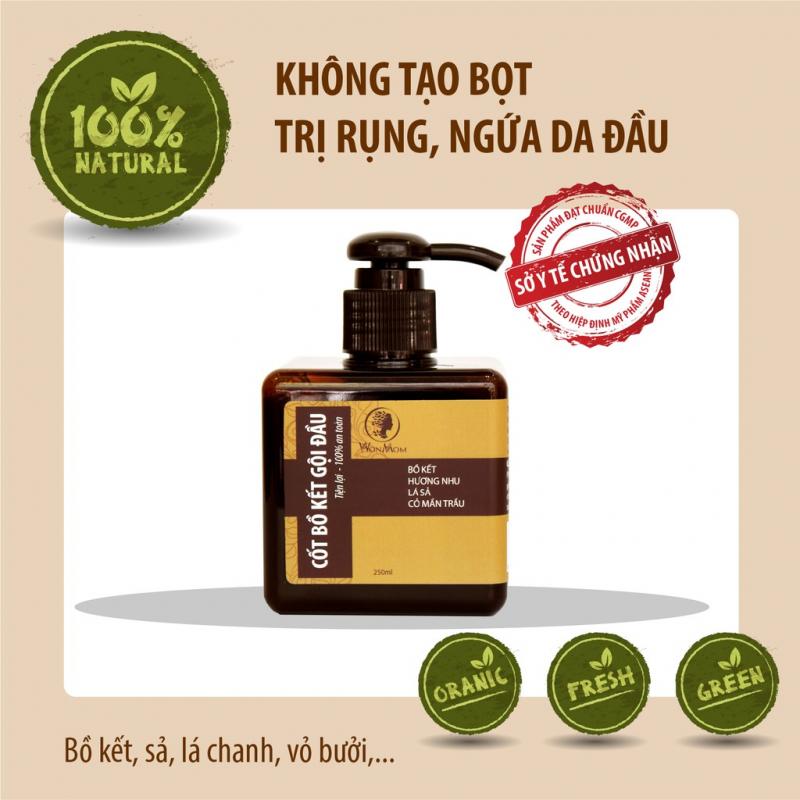 Dầu gội cốt bồ kết WonMom