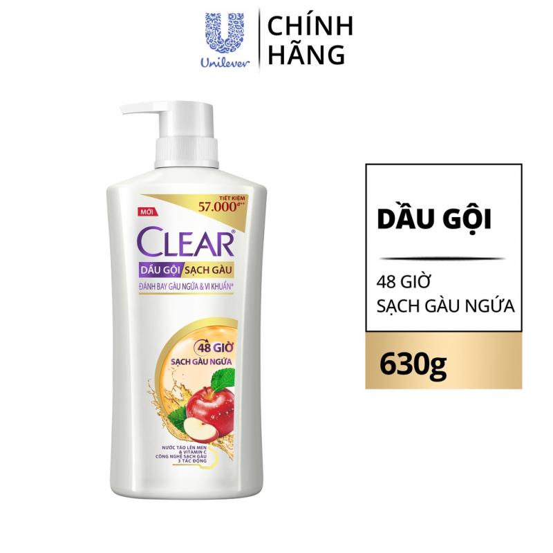 Dầu gội đầu clear sạch gàu ngứa và vi khuẩn suốt 24 giờ