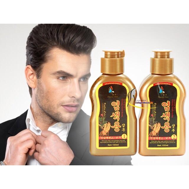 Dầu gội đen tóc Hàn Quốc Ginseng Instant Dyeing Korea