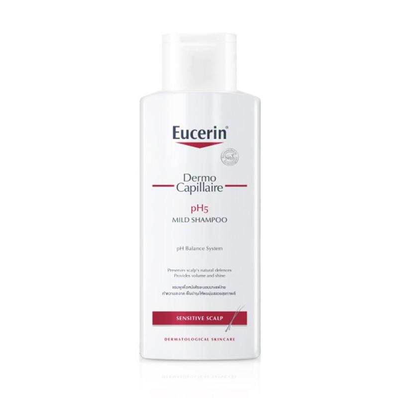 Dầu gội dịu nhẹ cho da đầu nhạy cảm Eucerin Dermo Capillaire pH5 Mild Shampoo