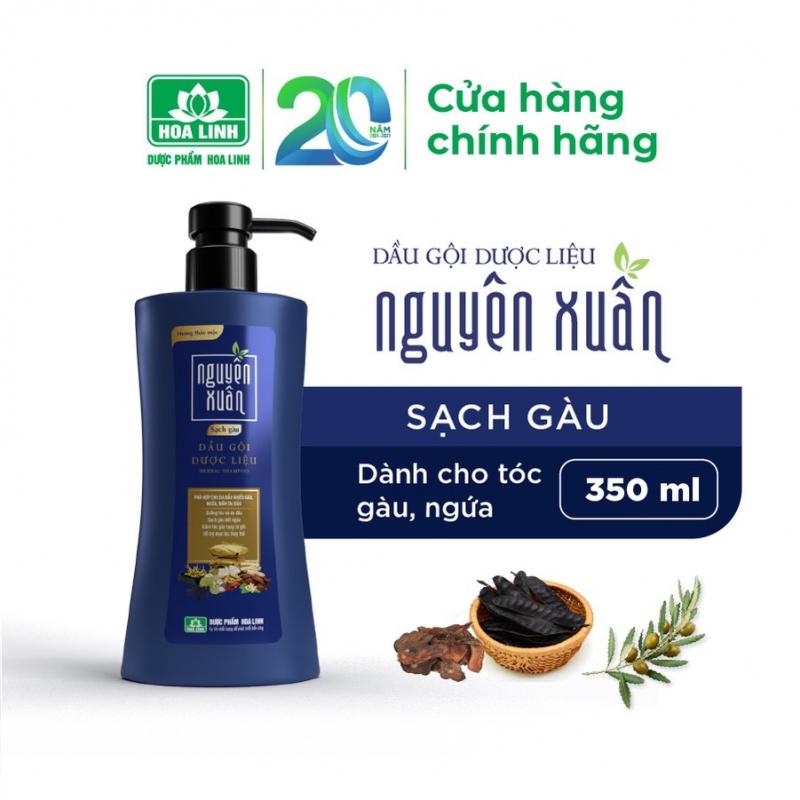 Dầu gội dược liệu Nguyên Xuân sạch gàu