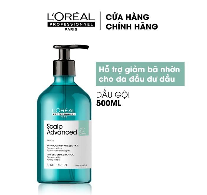 Dầu gội dưỡng tóc, giảm bã nhờn  Scalp Advanced Anti-Gras Oiliness