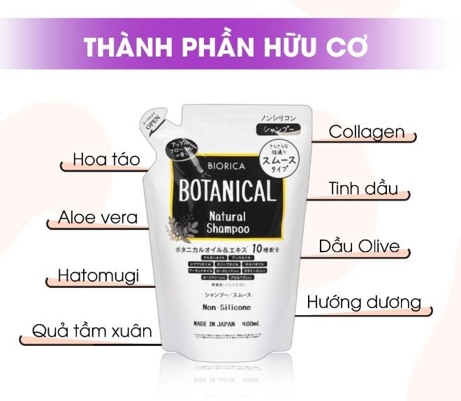 Dầu gội Hatomugi Botanical kích thích mọc tóc