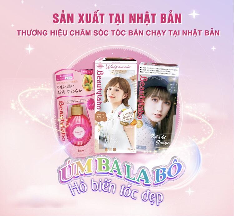 Dầu gội nhuộm tóc dạng bọt Beautylabo Whip 125ml Whip Hair Color