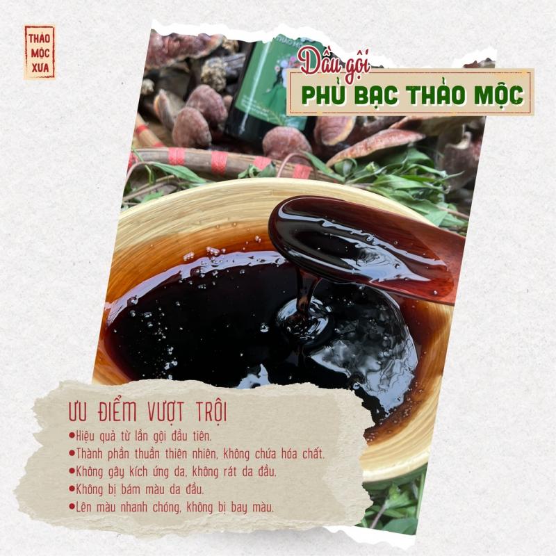 Dầu gội nhuộm tóc Thảo Mộc Xưa