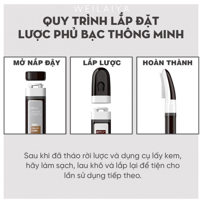 Dầu gội nhuộm tóc Weilaiya