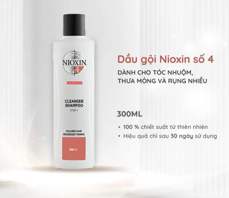 Dầu gội Nioxin  4