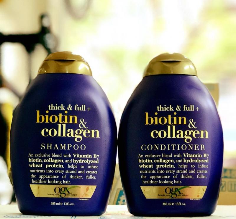 Dầu gội Biotin OGX Thick & Full Biotin Collagen