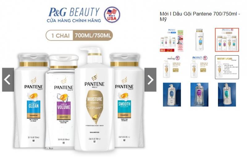 Dầu gội Pantene