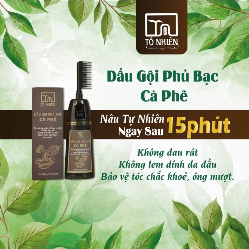 Dầu gội phủ bạc cà phê Tô Nhiên